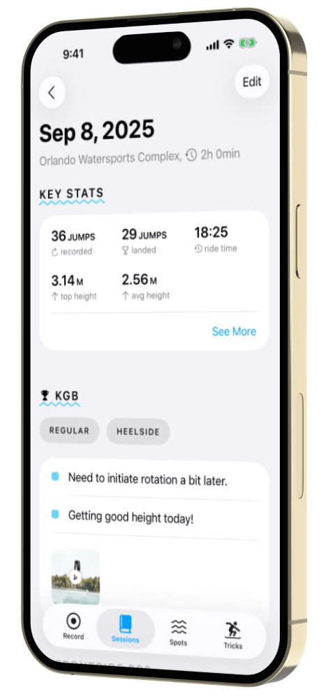 App Screenshot: Session