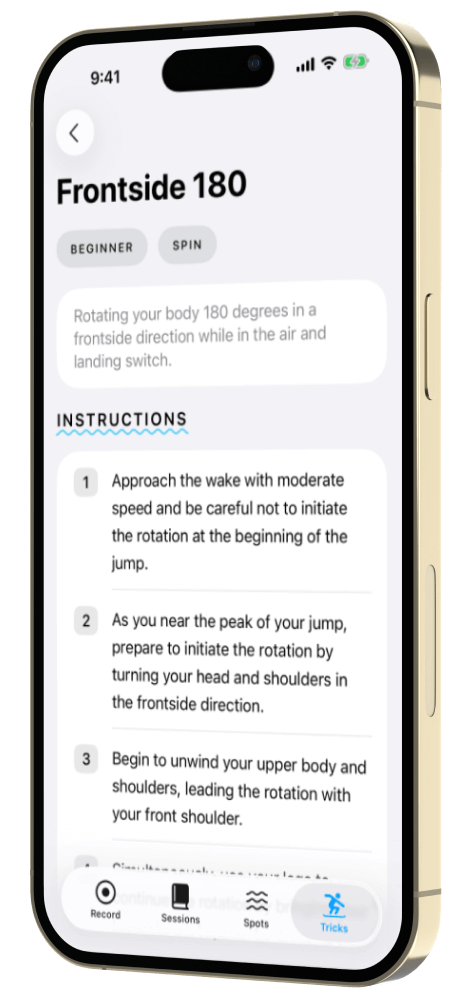 App Screenshot: Tricks